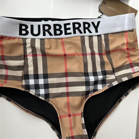 women's burberry one piece swimsuit|burberry high waisted bikini.